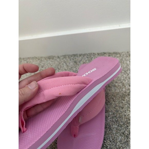 Vintage Y2K Soda Pink Flip Flops – Size 7.5 – New in Box - Picture 4 of 5